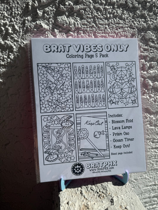 Brat Vibes Only 5-Pack (Lava Lamp Journals)