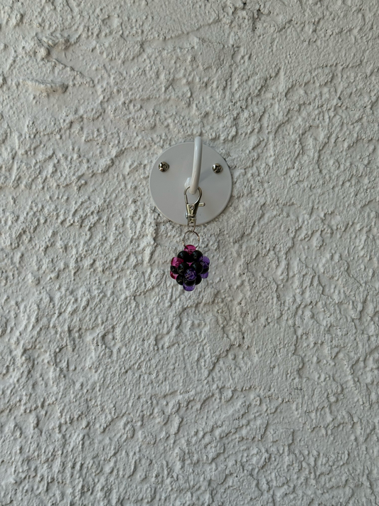 Pony Bead Cube Charm - Galaxy Colors