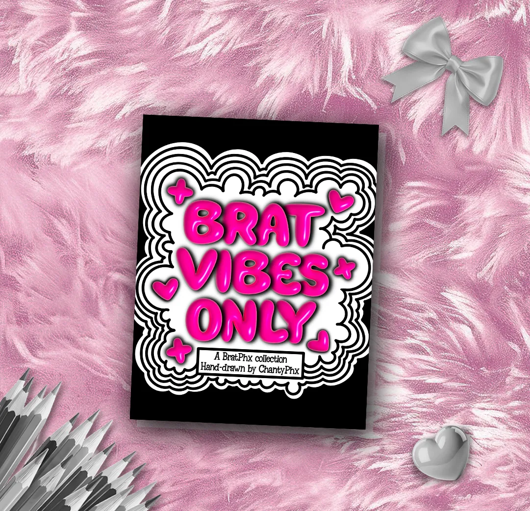 Brat Vibes Only ❤︎ Coloring Book