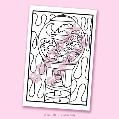 Brat Vibes Only ❤︎ Coloring Book