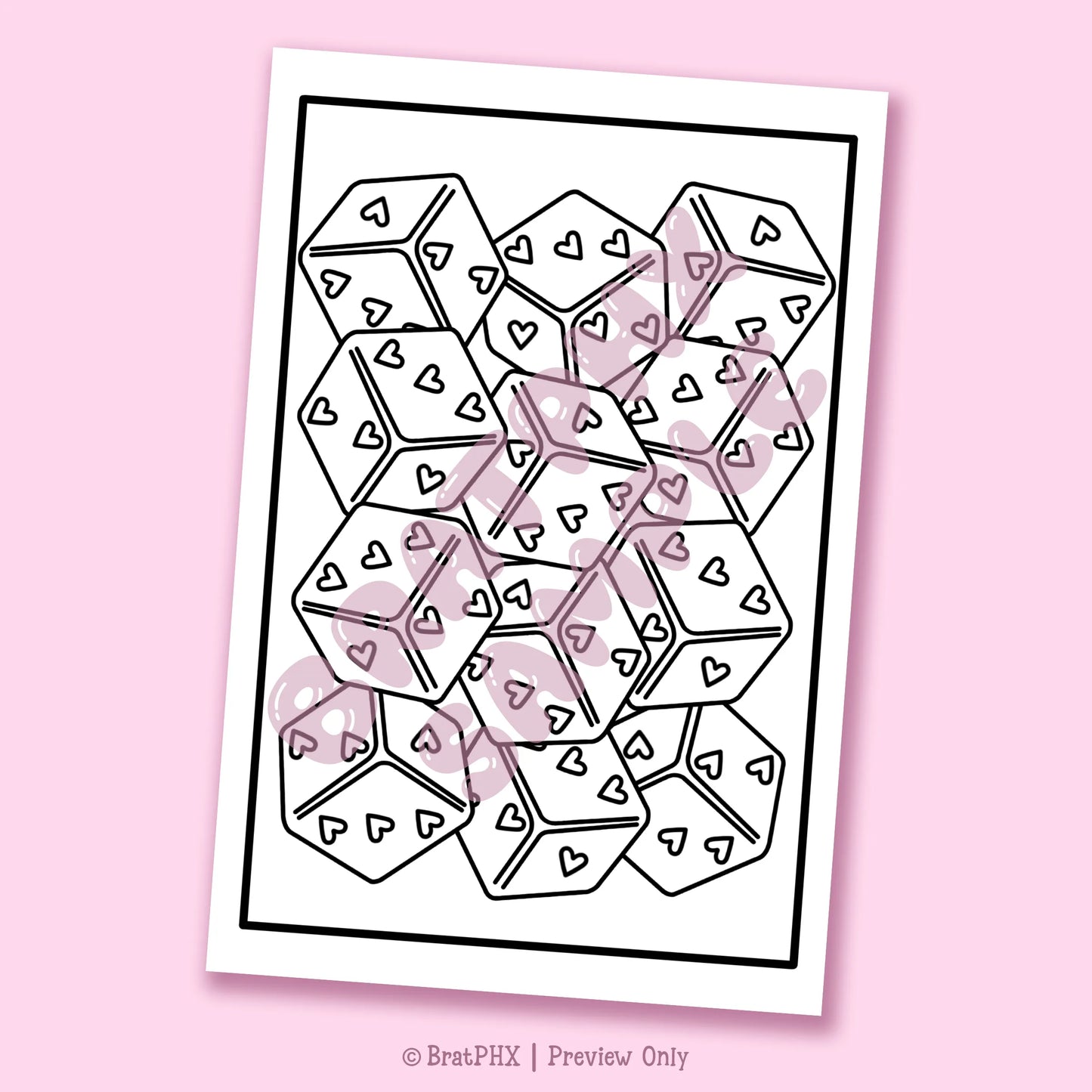 Brat Vibes Only ❤︎ Coloring Book